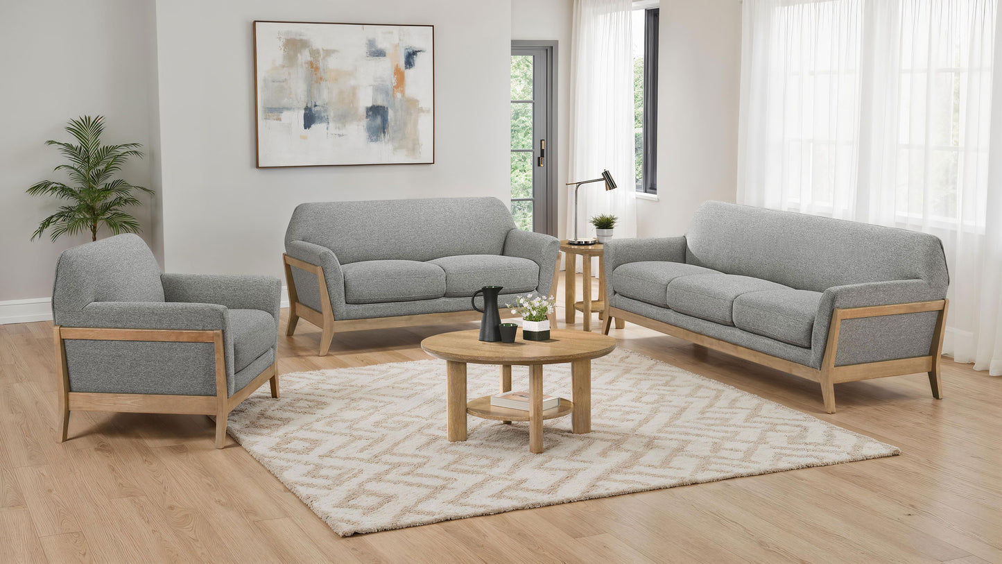Marceau Sculpted Lounge – Ash Grey