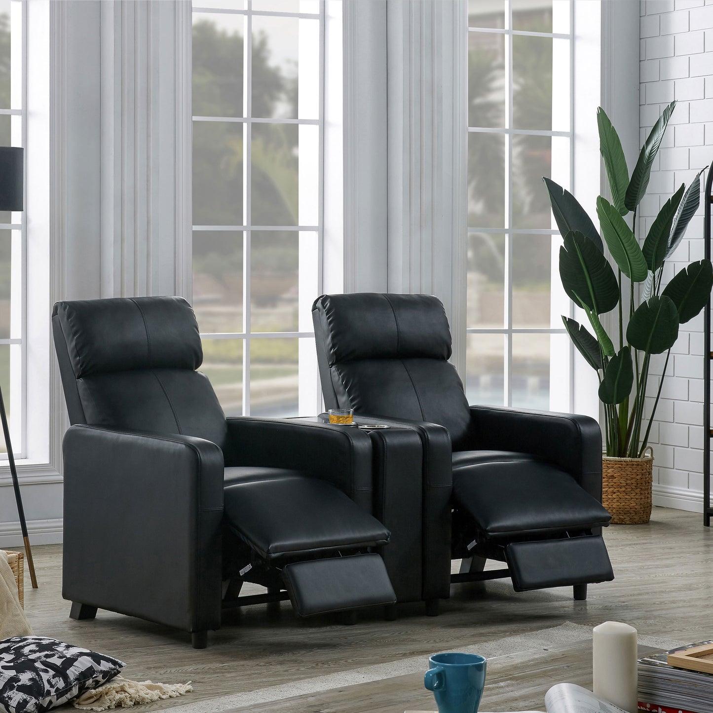 Velaro Black Motion Lounge Chair