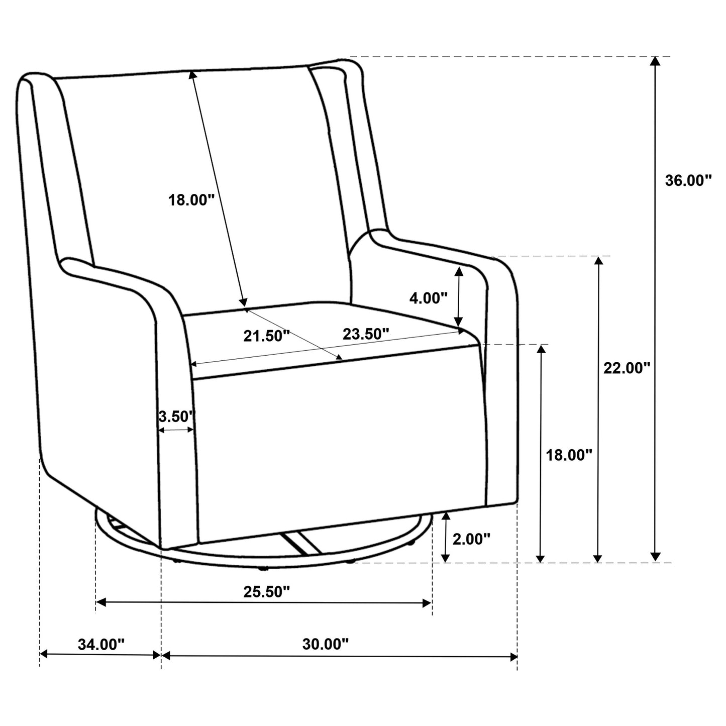 Serra Bouclé Swivel Glider – Dove Grey
