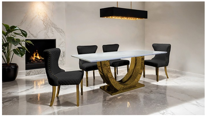 Valdoria Gold Prestige Dining Table