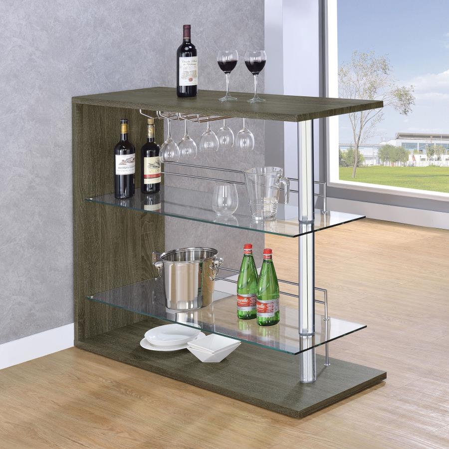 Bar Rectangular Prescott – Gris Weathered
