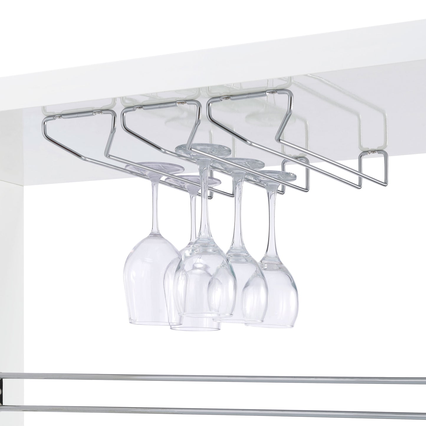 Prescott White High Gloss Bar Table
