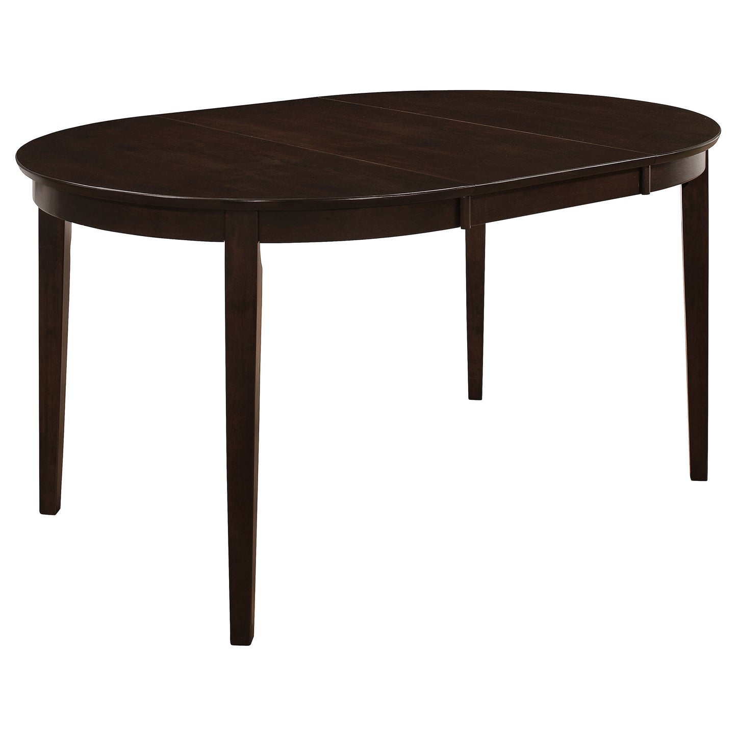 Corvello 60-inch Cappuccino Oval Extension Dining Table