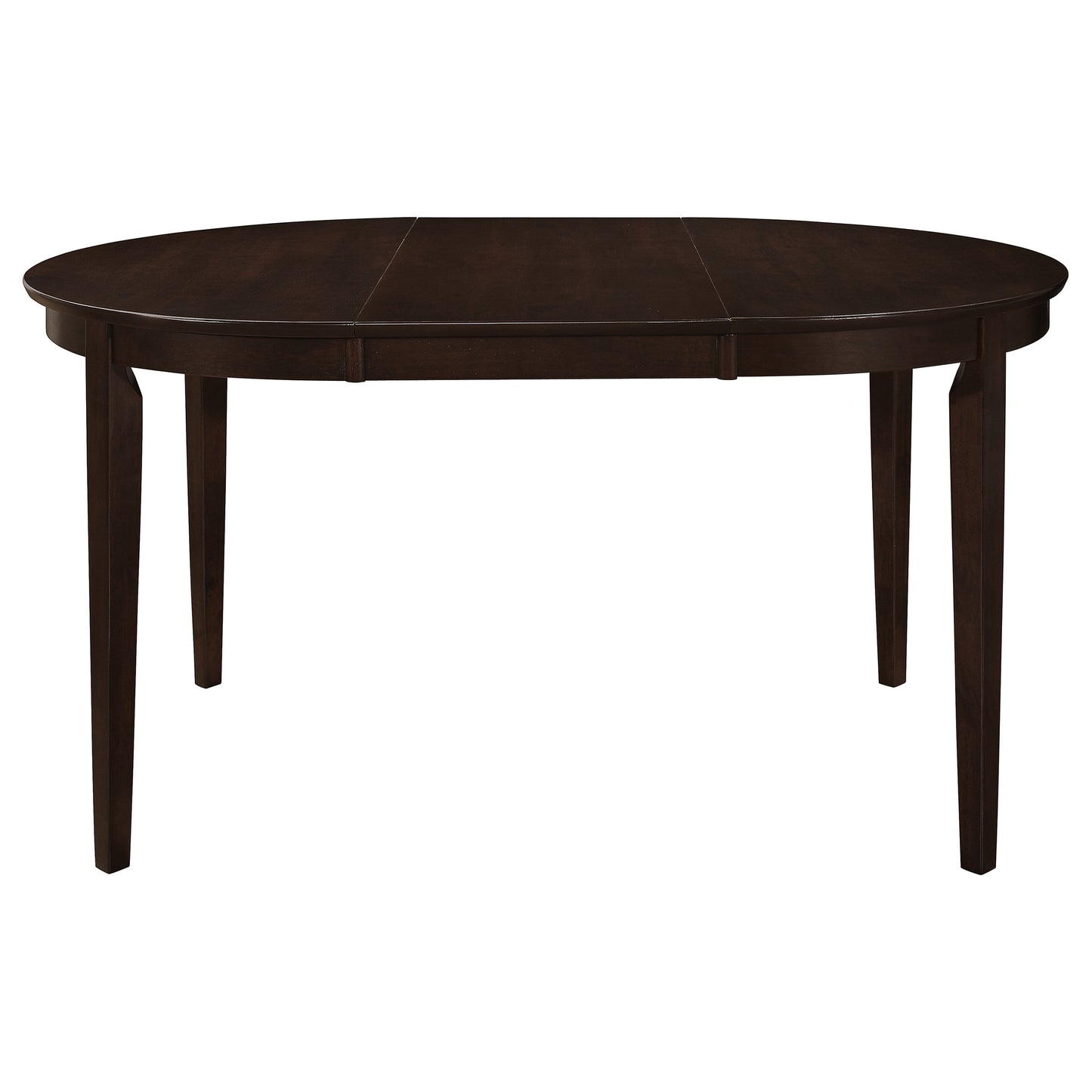 Corvello 60-inch Cappuccino Oval Extension Dining Table
