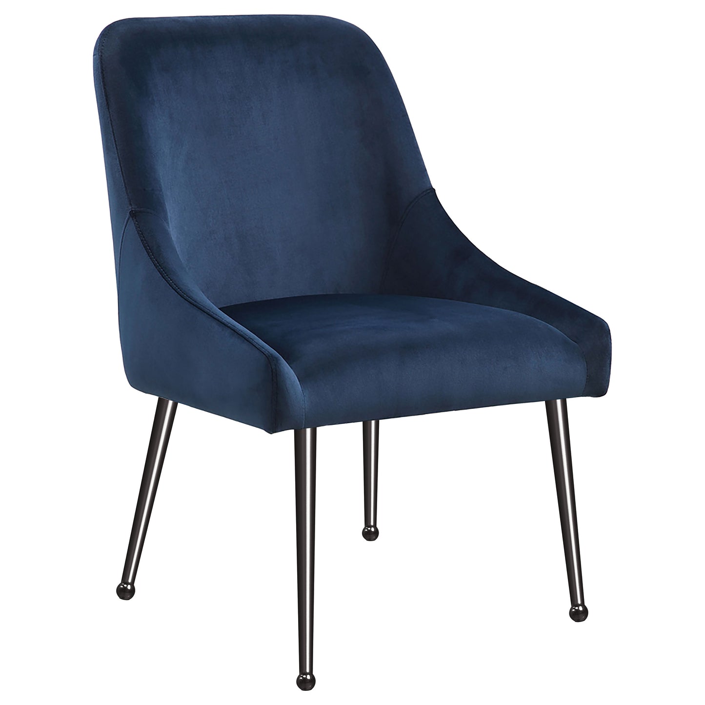 Mayette Upholstered Dining Side Chair – Blue (Set of 2)