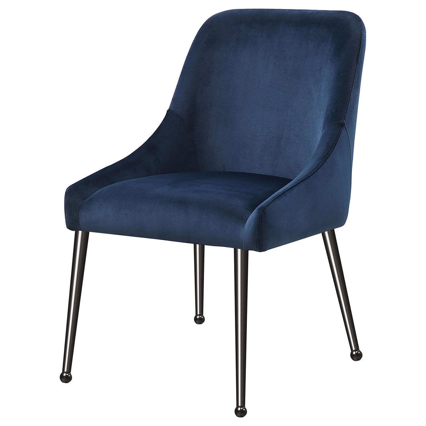 Mayette Upholstered Dining Side Chair – Blue (Set of 2)