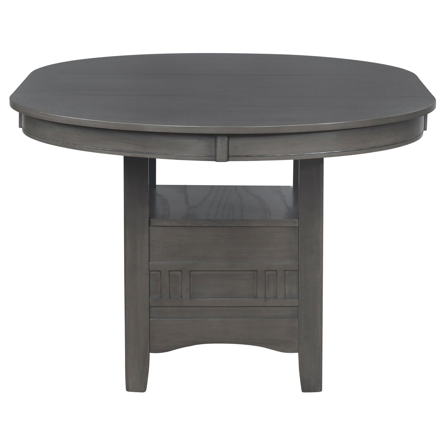 Callen 60” Oval Extension Dining Table in Medium Grey