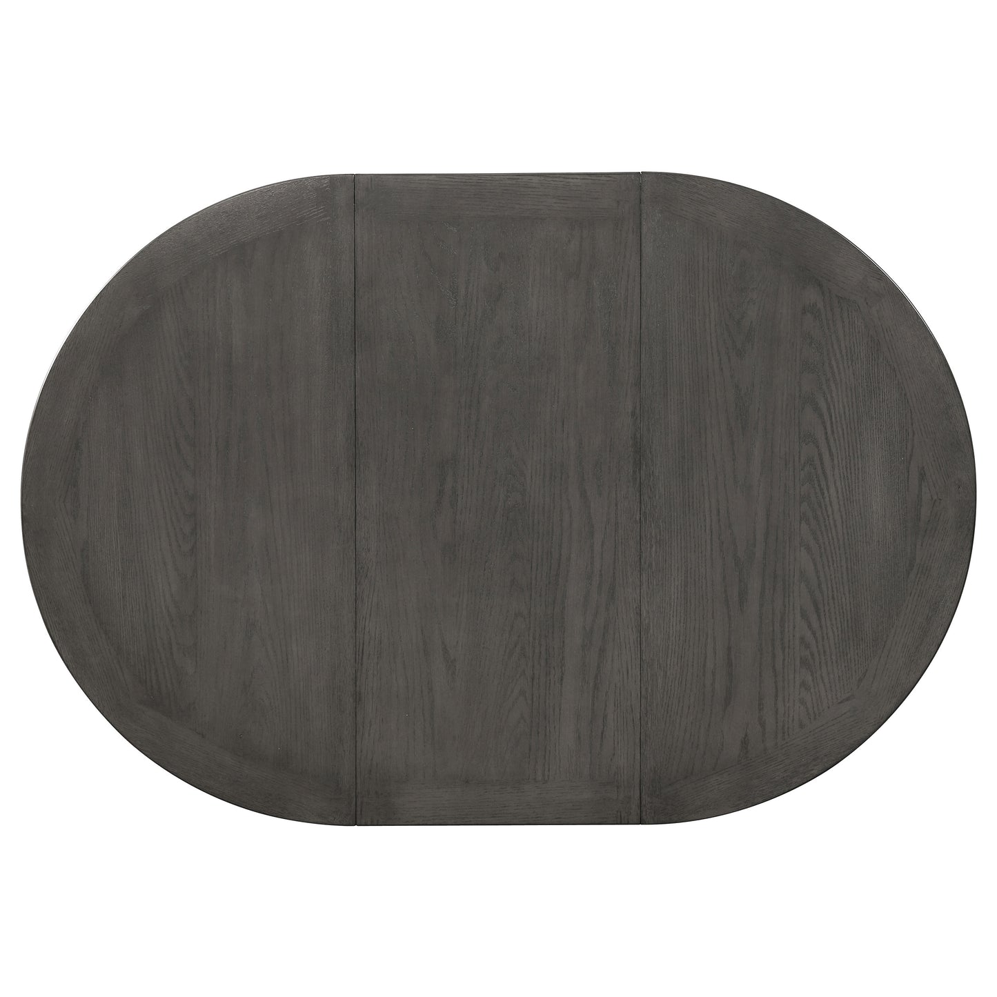 Callen 60” Oval Extension Dining Table in Medium Grey