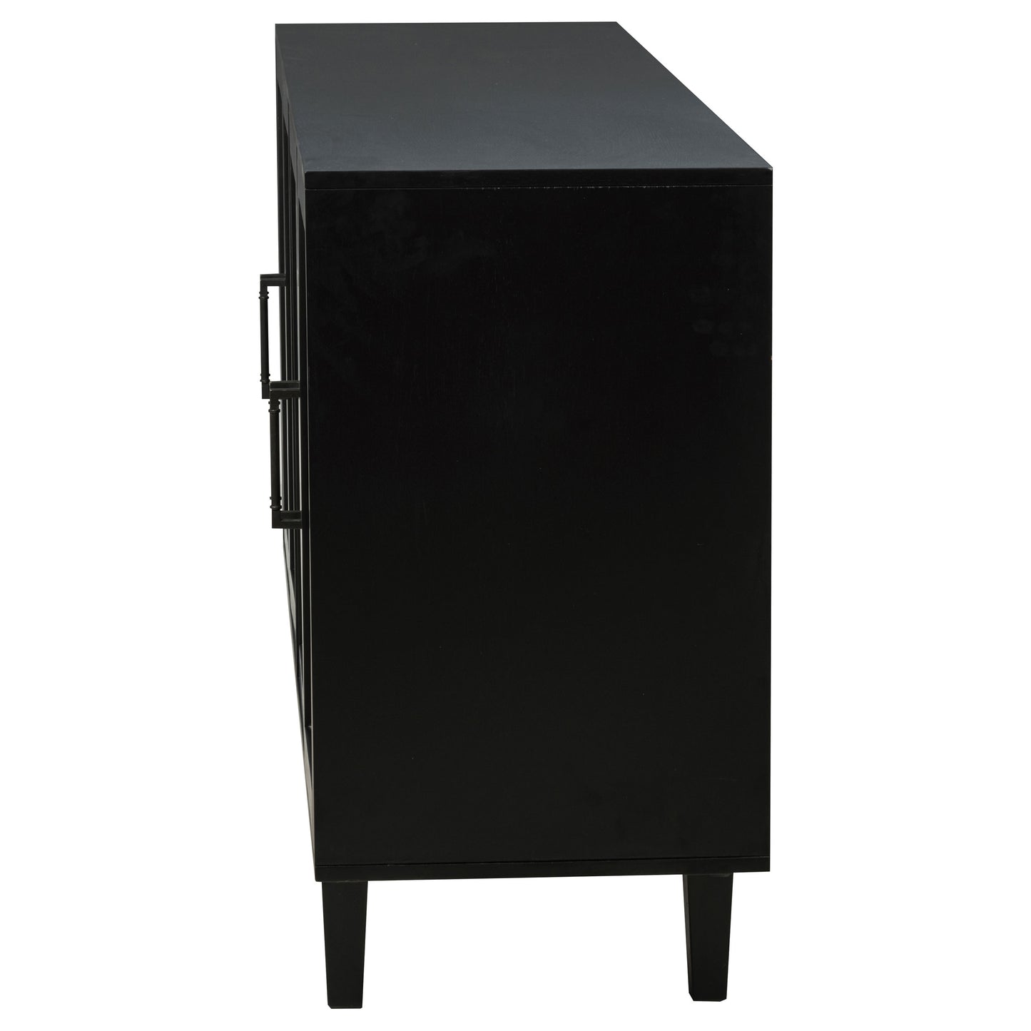 Brindle 59" 3-Door Sideboard – Distressed Light Brown Finish