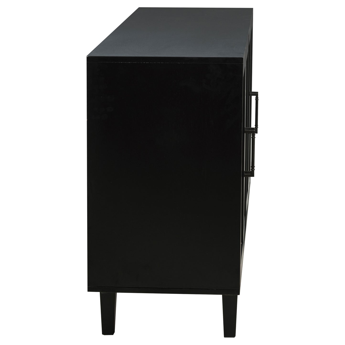 Brindle 59" 3-Door Sideboard – Distressed Light Brown Finish
