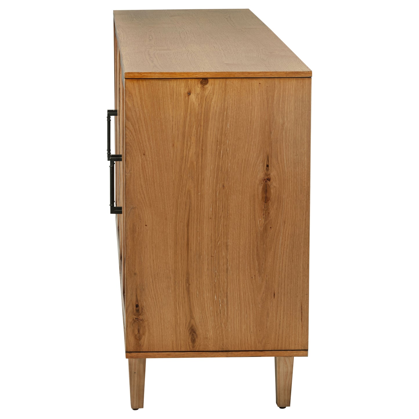 Ashford 4-Door Sideboard with Dual Drawers – Natural Finish