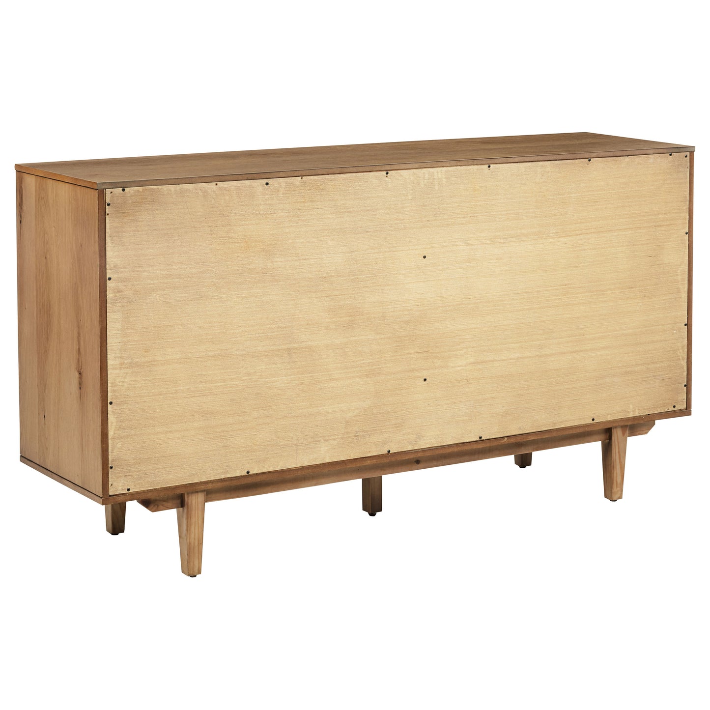 Ashford 4-Door Sideboard with Dual Drawers – Natural Finish