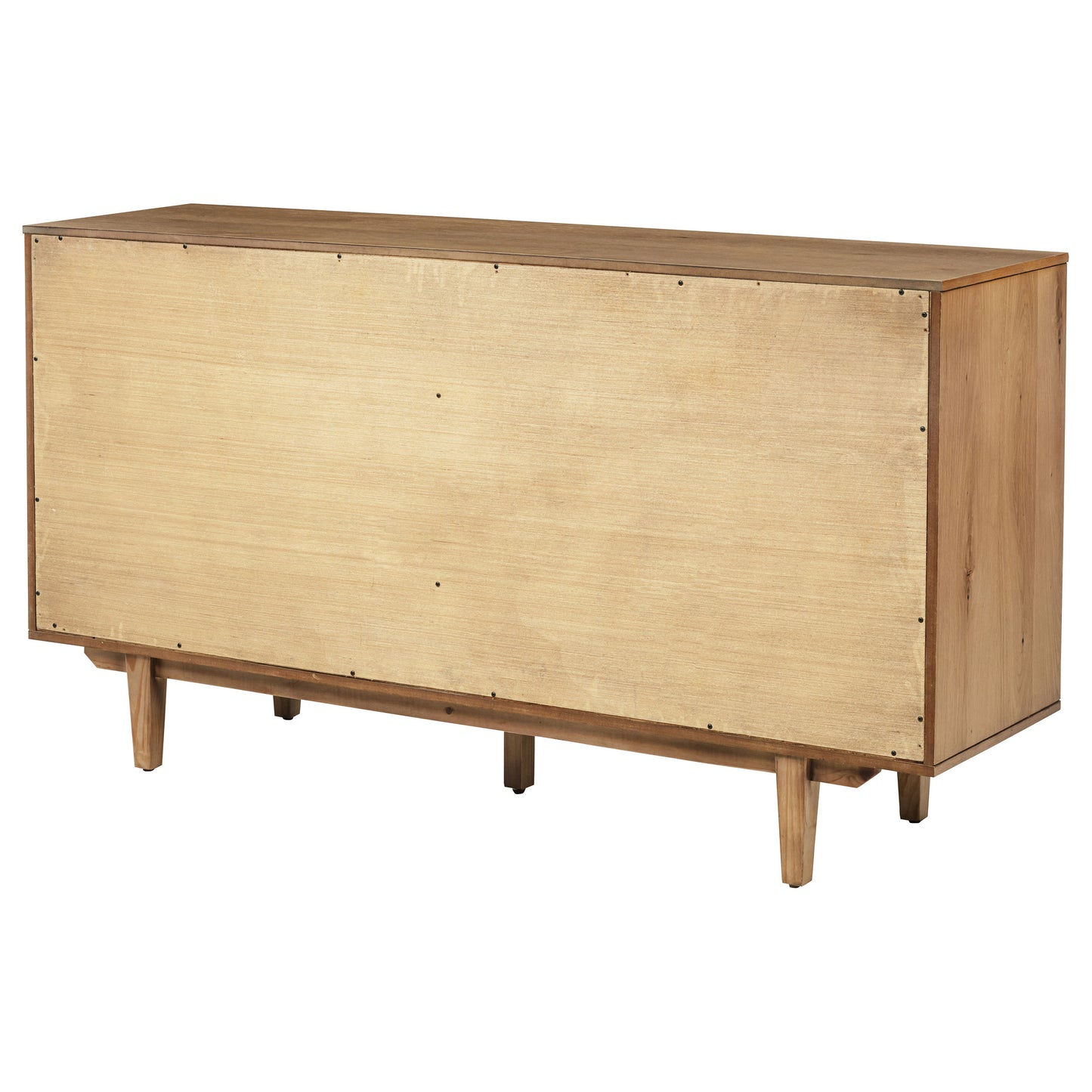 Ashford 4-Door Sideboard with Dual Drawers – Natural Finish