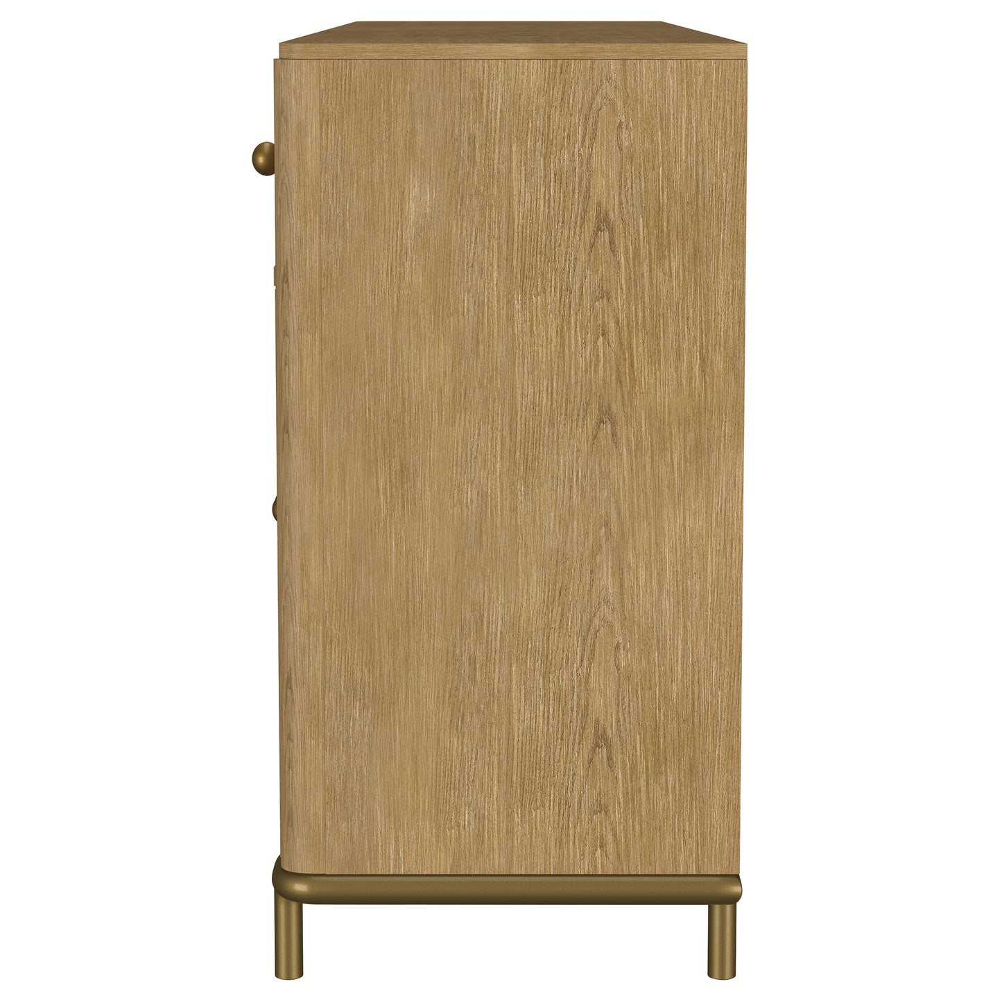 Virelle Cane Door 2-Drawer Sideboard Server – Sand Wash Finish