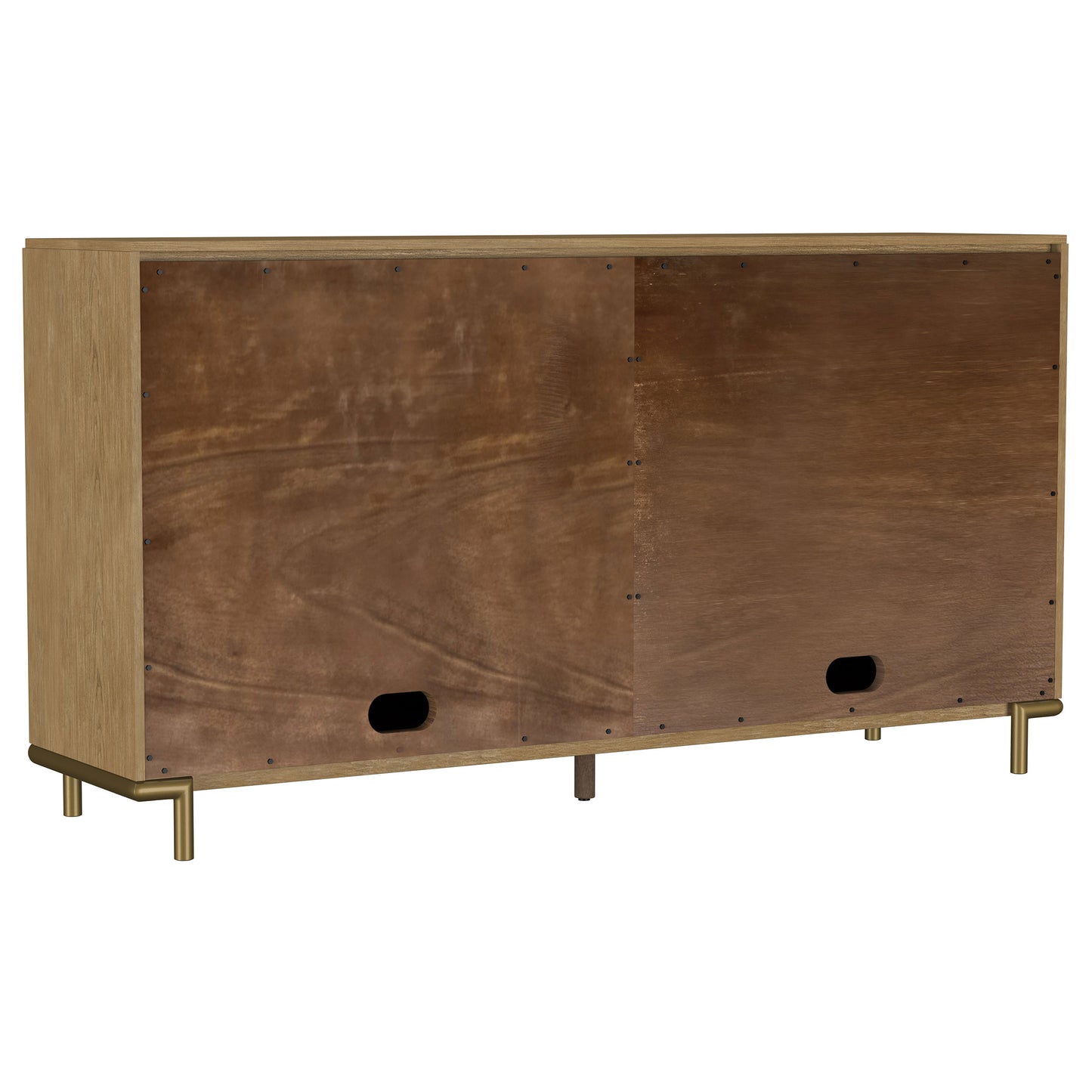 Virelle Cane Door 2-Drawer Sideboard Server – Sand Wash Finish
