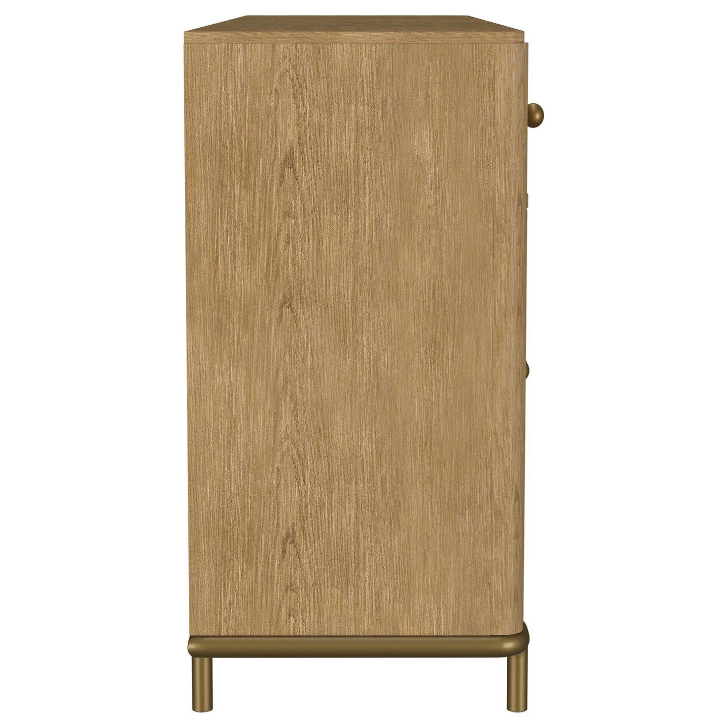 Virelle Cane Door 2-Drawer Sideboard Server – Sand Wash Finish