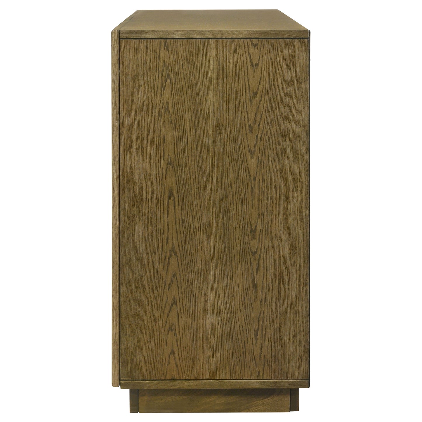 Kingsport 71-Inch Display Sideboard with Glass Panels and Shelves