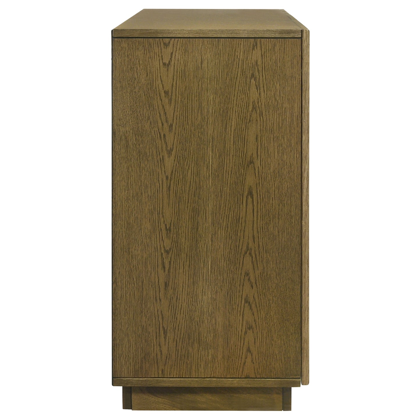 Kingsport 71-Inch Display Sideboard with Glass Panels and Shelves