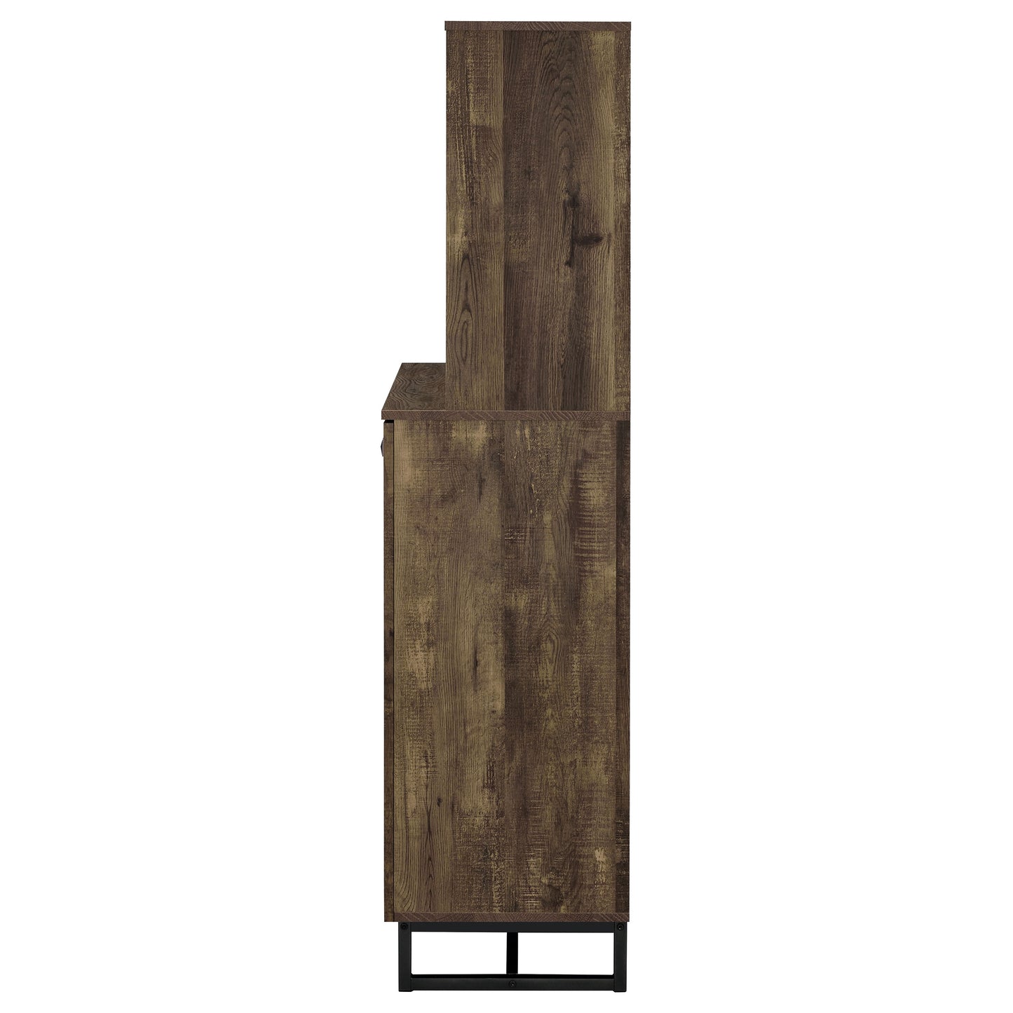Mendoza Wine & Bar Cabinet – Rustic Oak