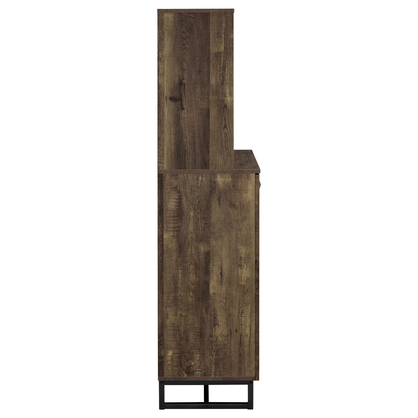 Mendoza Wine & Bar Cabinet – Rustic Oak
