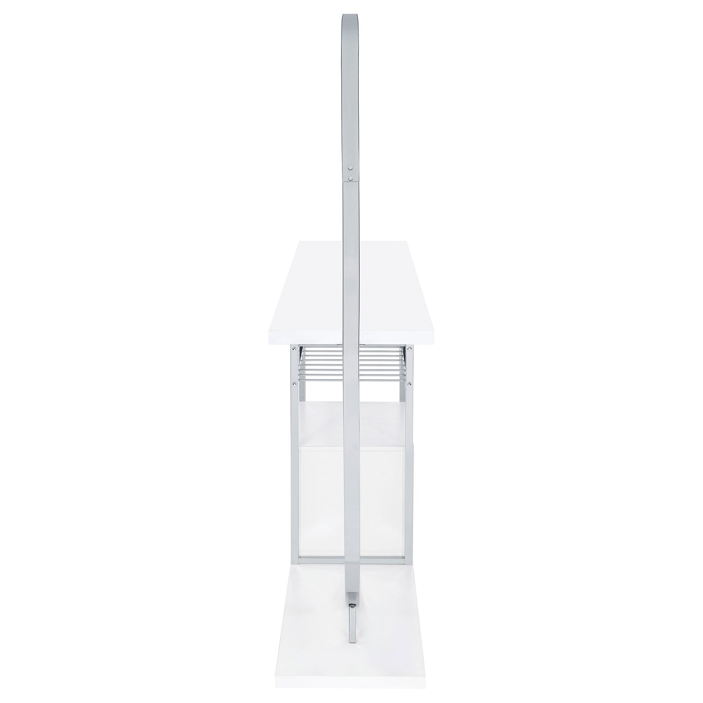 Risley White LED Wine Cabinet