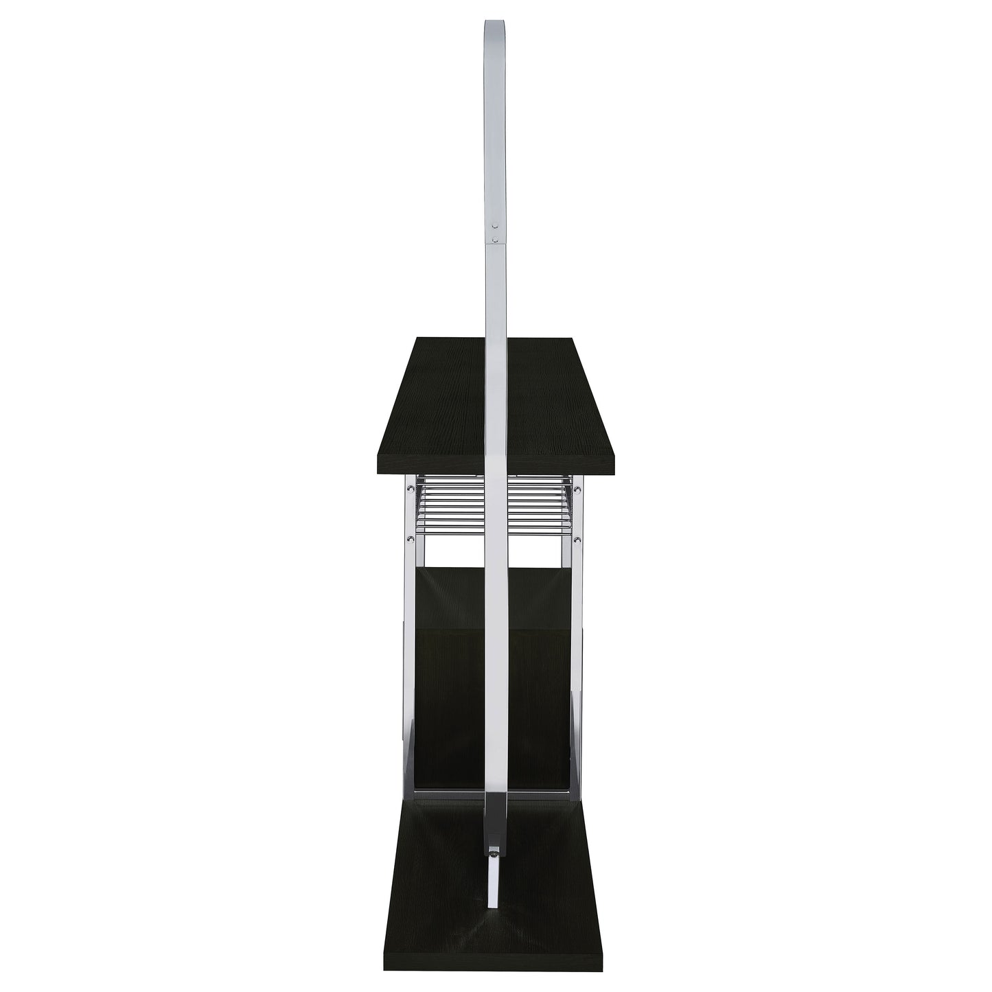 Risley Modern LED Wine Cabinet – Charcoal