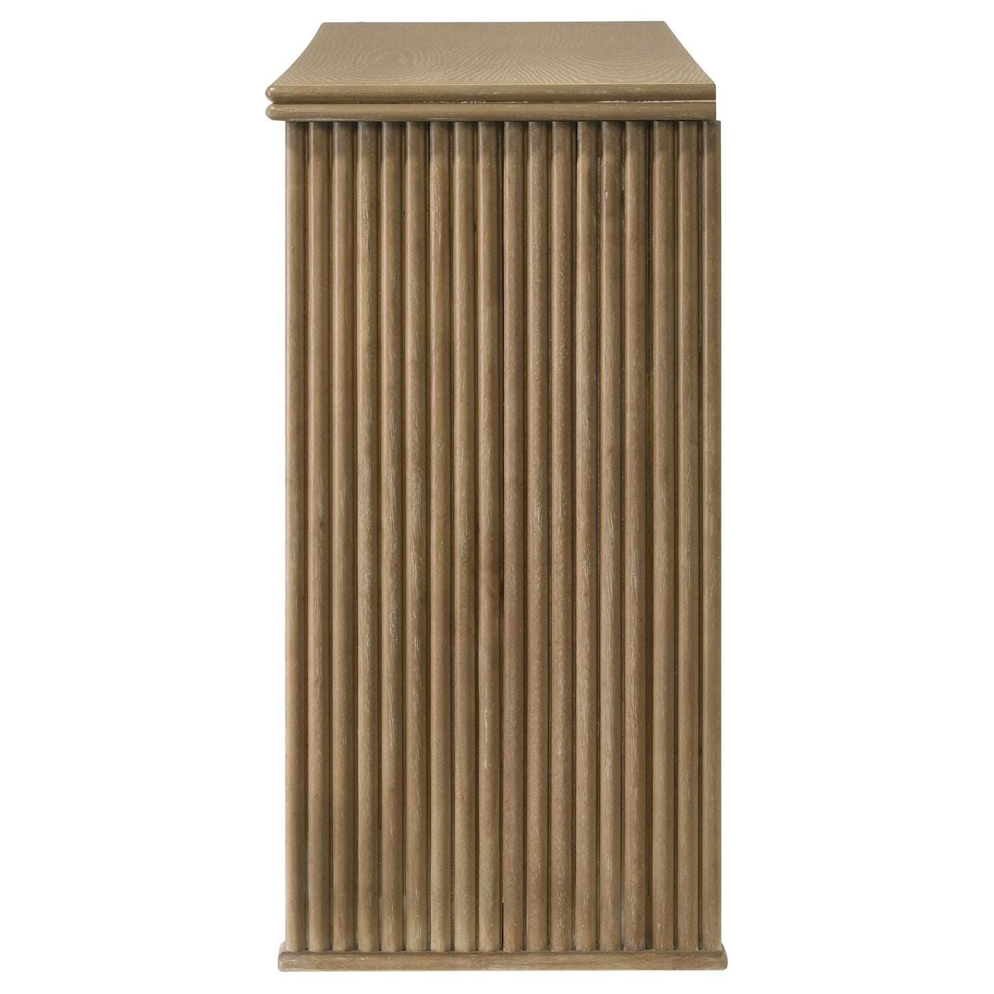 Haven Sideboard de 59" con 3 Puertas – Acabado Rústico Claro