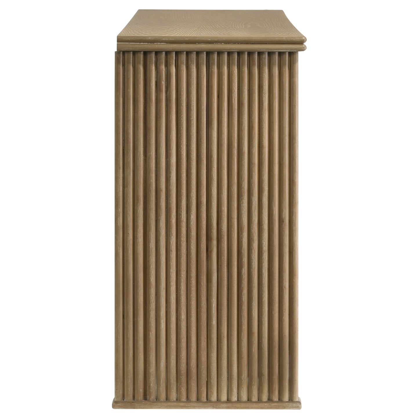 Haven Sideboard de 59" con 3 Puertas – Acabado Rústico Claro