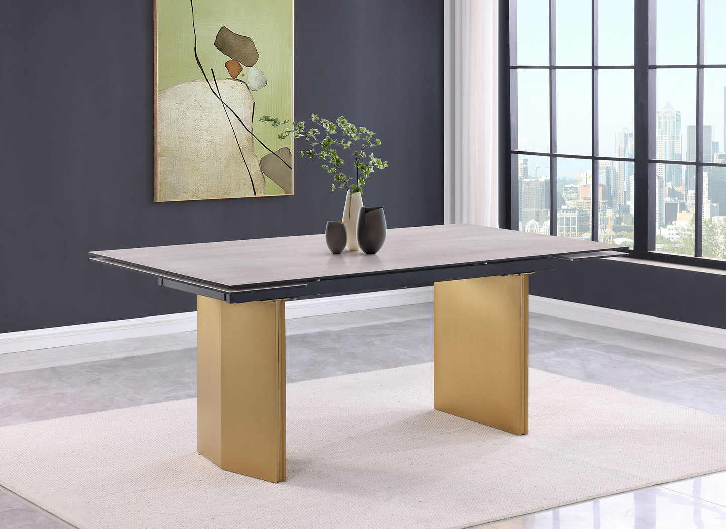 Lavon 42-inch Light Walnut Round Dining Table