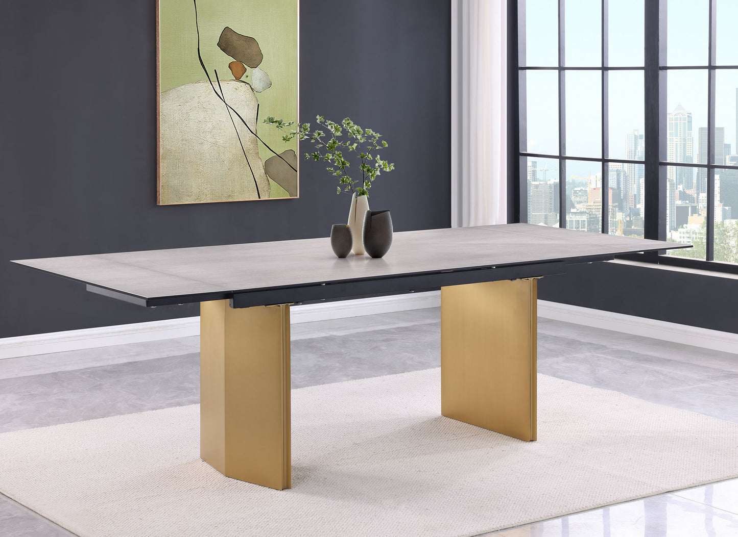 Lavon 42-inch Light Walnut Round Dining Table