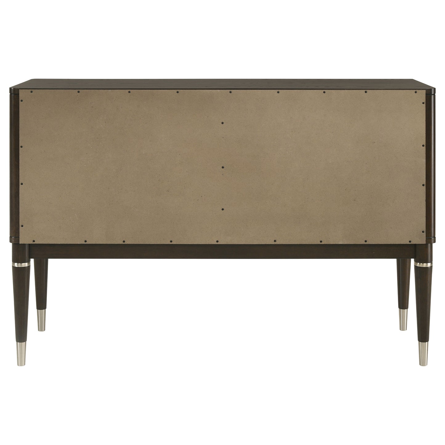 Dawson Dining Sideboard Cabinet with Four Doors Ash Brown Finish