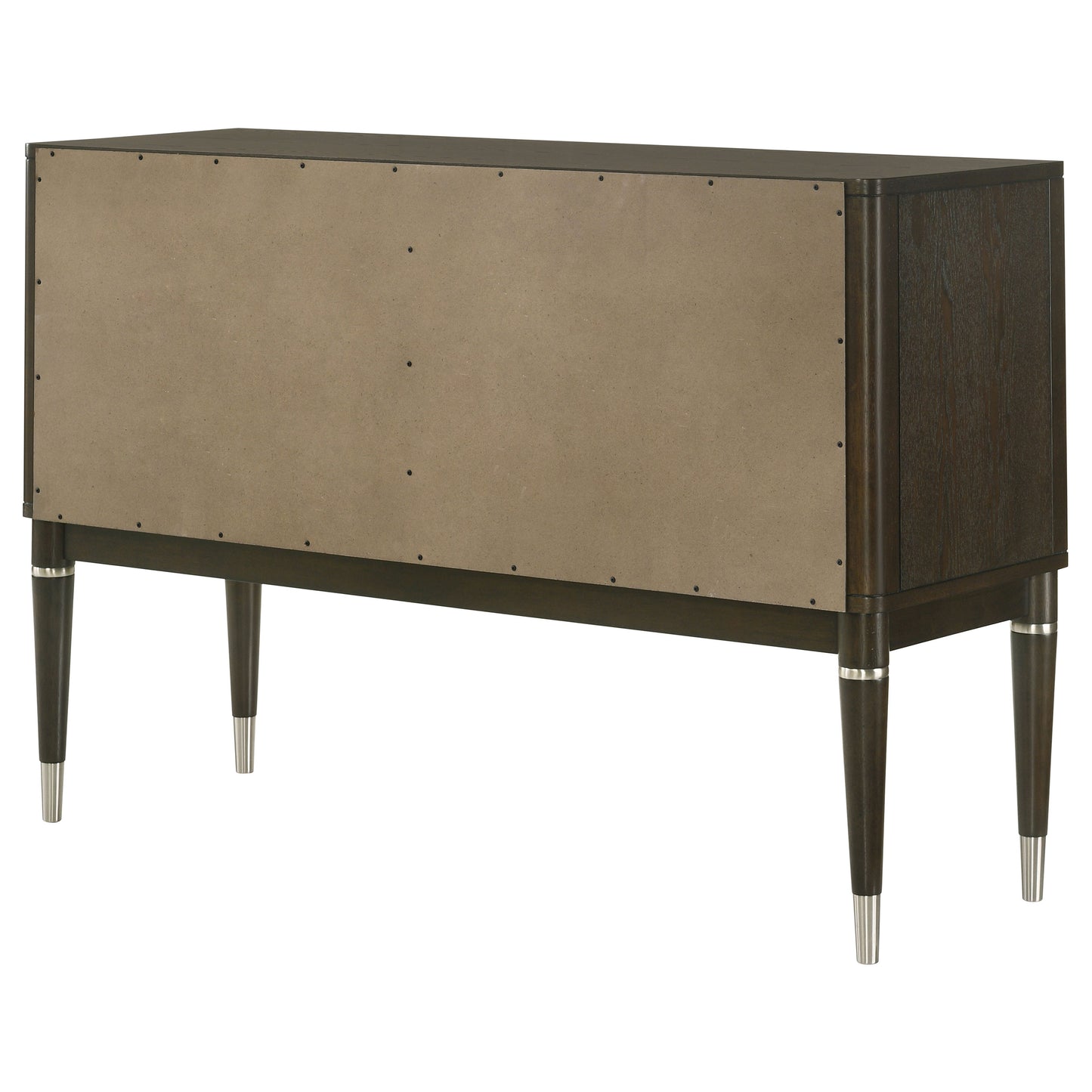 Dawson Dining Sideboard Cabinet with Four Doors Ash Brown Finish
