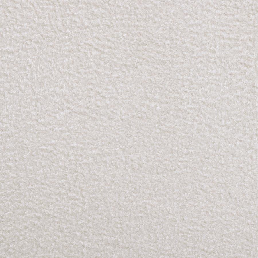 Anastasia Upholstered Queen Panel Bed Pearl White