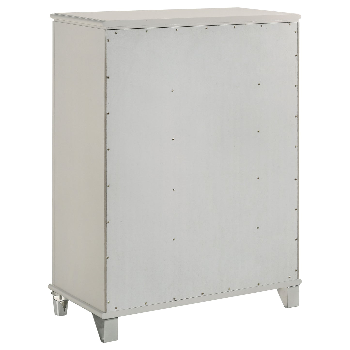 Celestira 4-Piece Queen Bedroom Set Pearl White with LED Accents