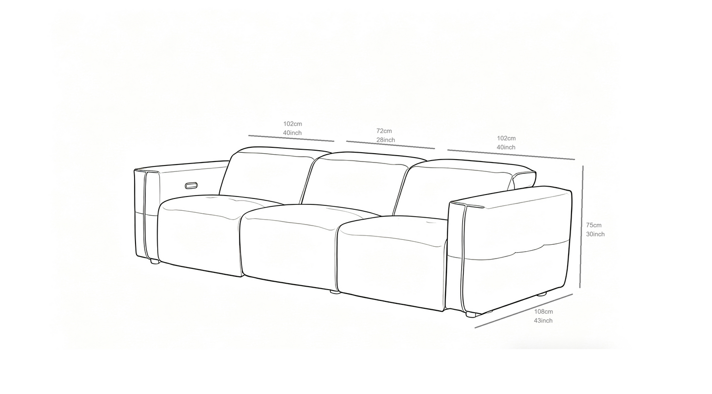 Caldraven 3+2 Power Reclining Sofa & Loveseat Set – Brown