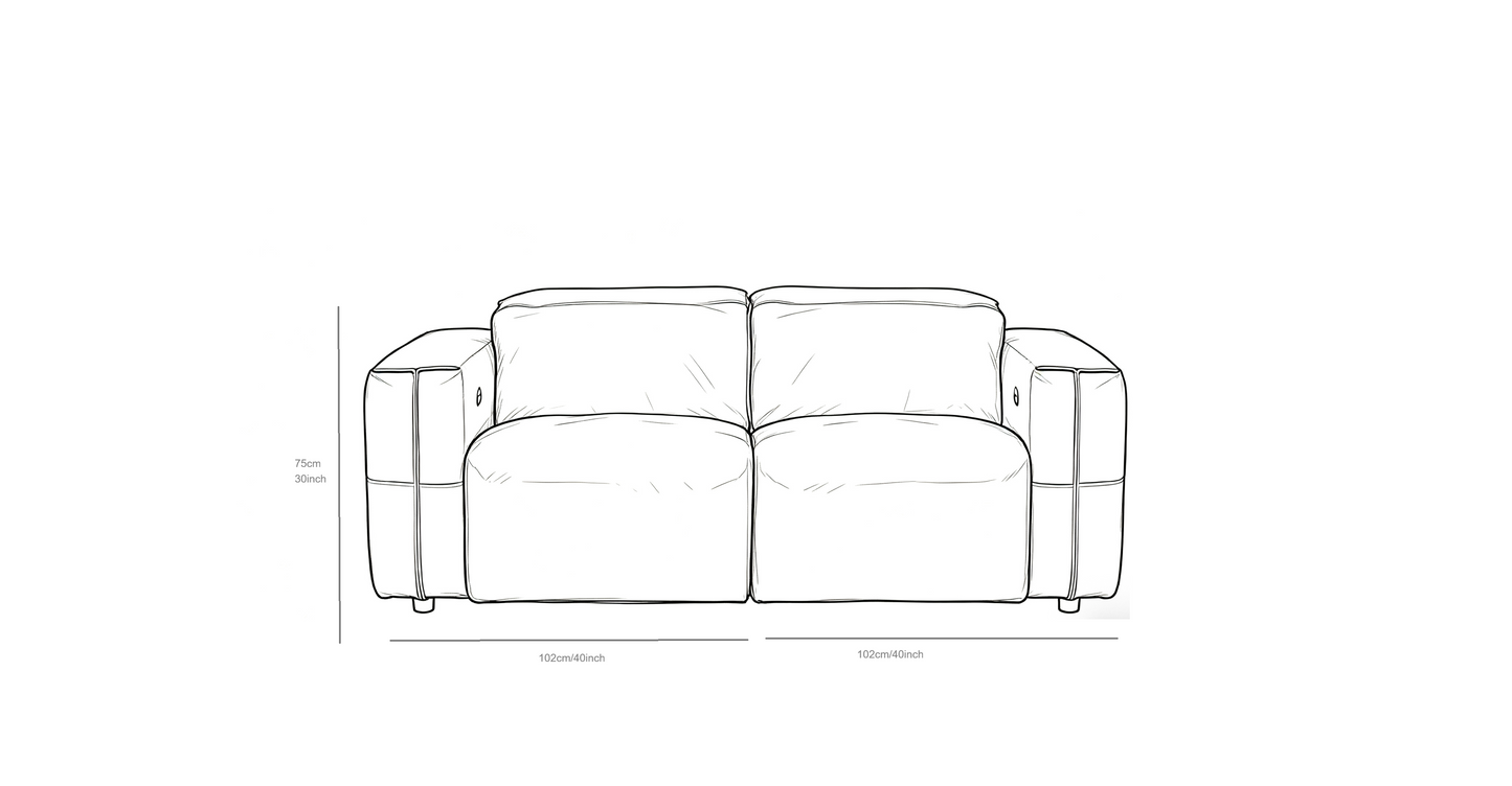 Caldraven 3+2 Power Reclining Sofa & Loveseat Set – Brown