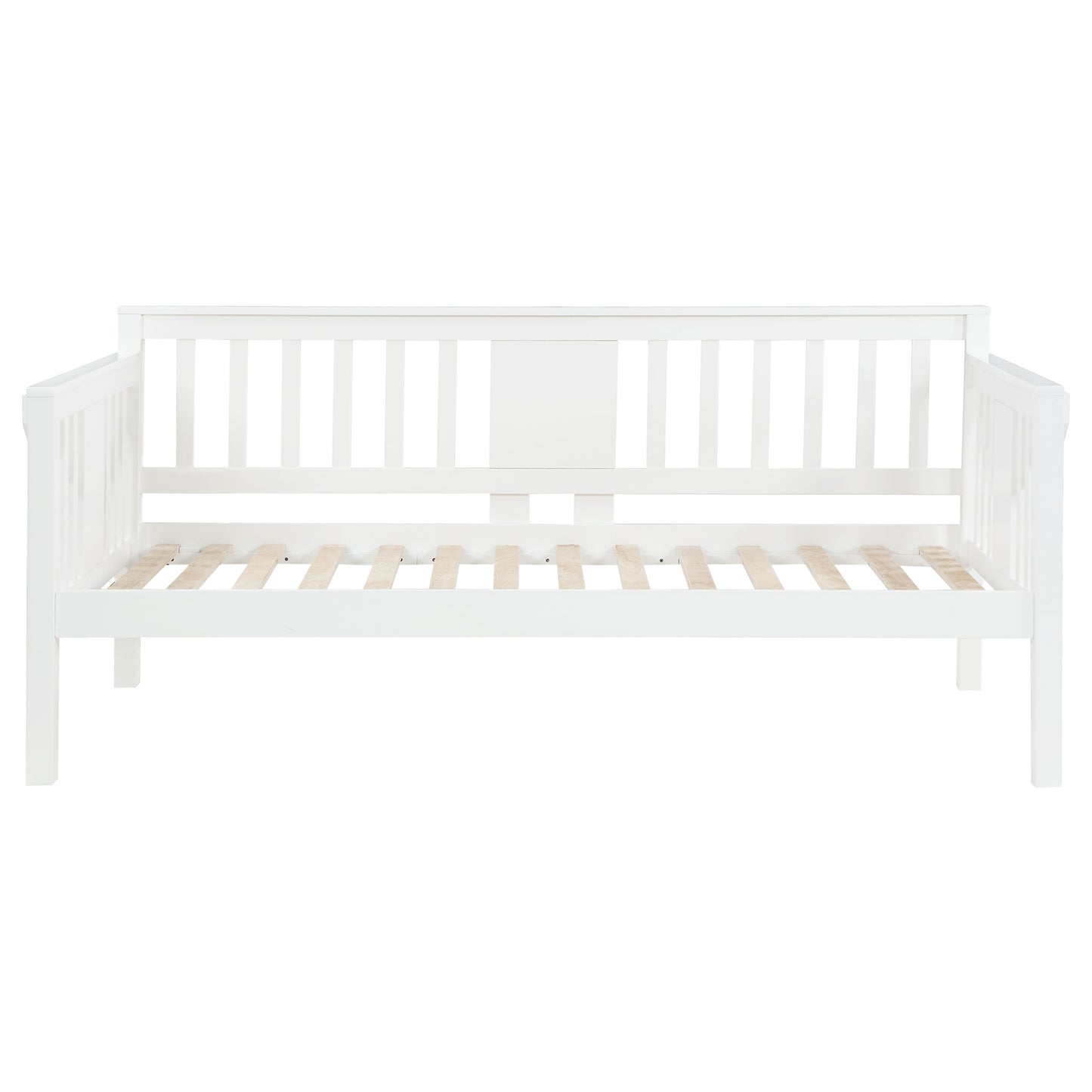 Marivelle Wood Twin Daybed with Drop-Down Tables White