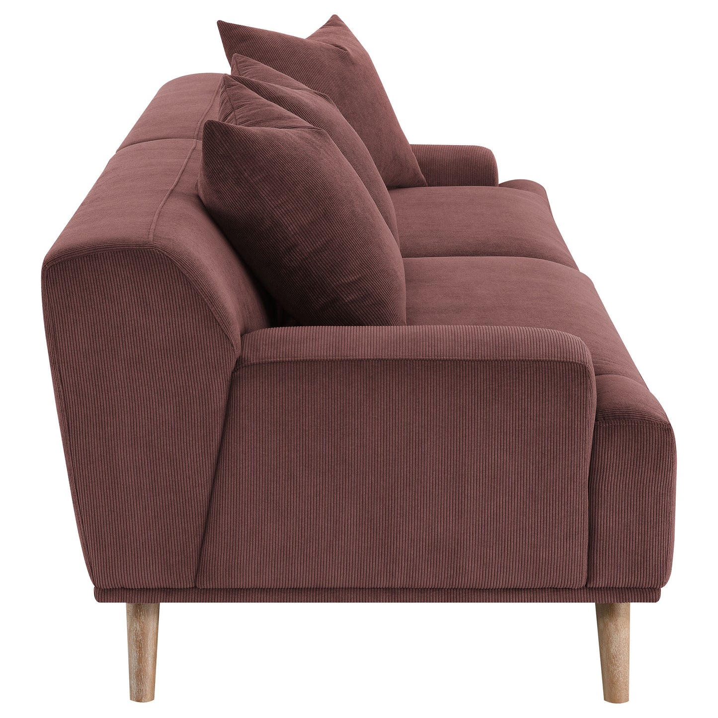 Elizabeth Extra-Long Sofa – Wine Red