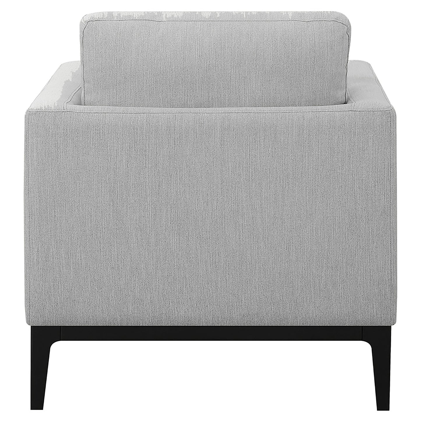 Apperson Plush Track-Arm Chair – Light Grey
