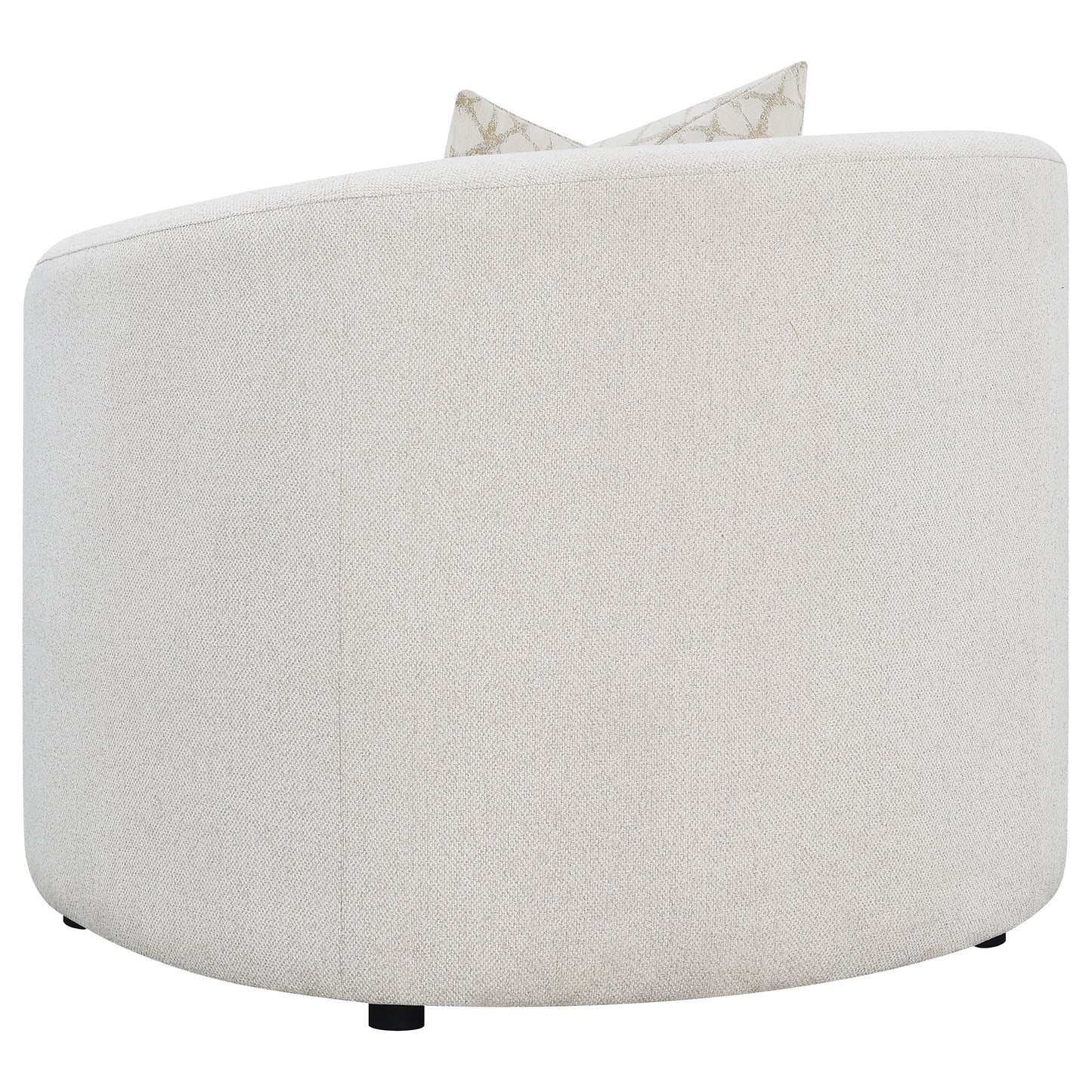 Corinne Bouclé Silhouette Chair – Cream Latte