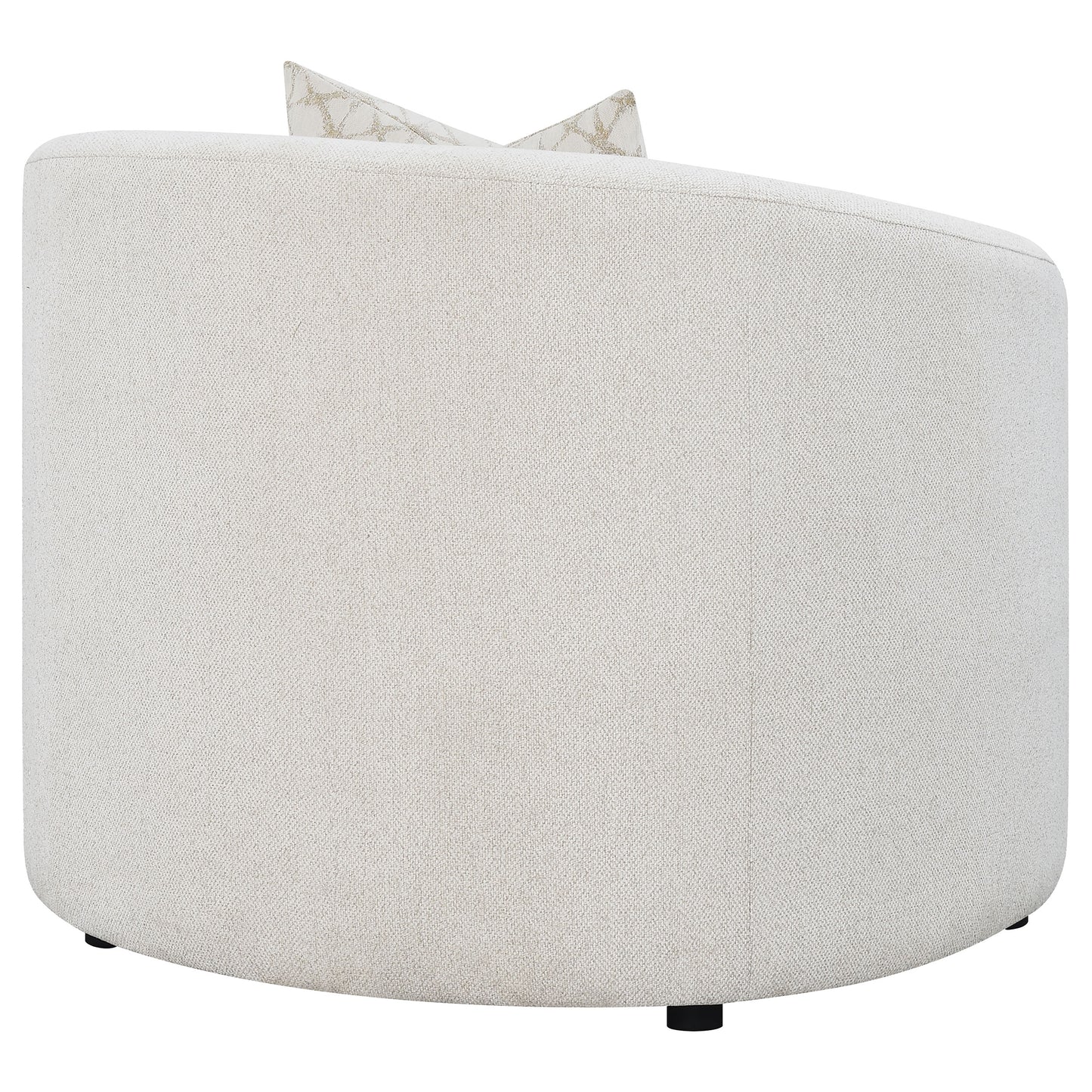 Corinne Bouclé Silhouette Chair – Cream Latte