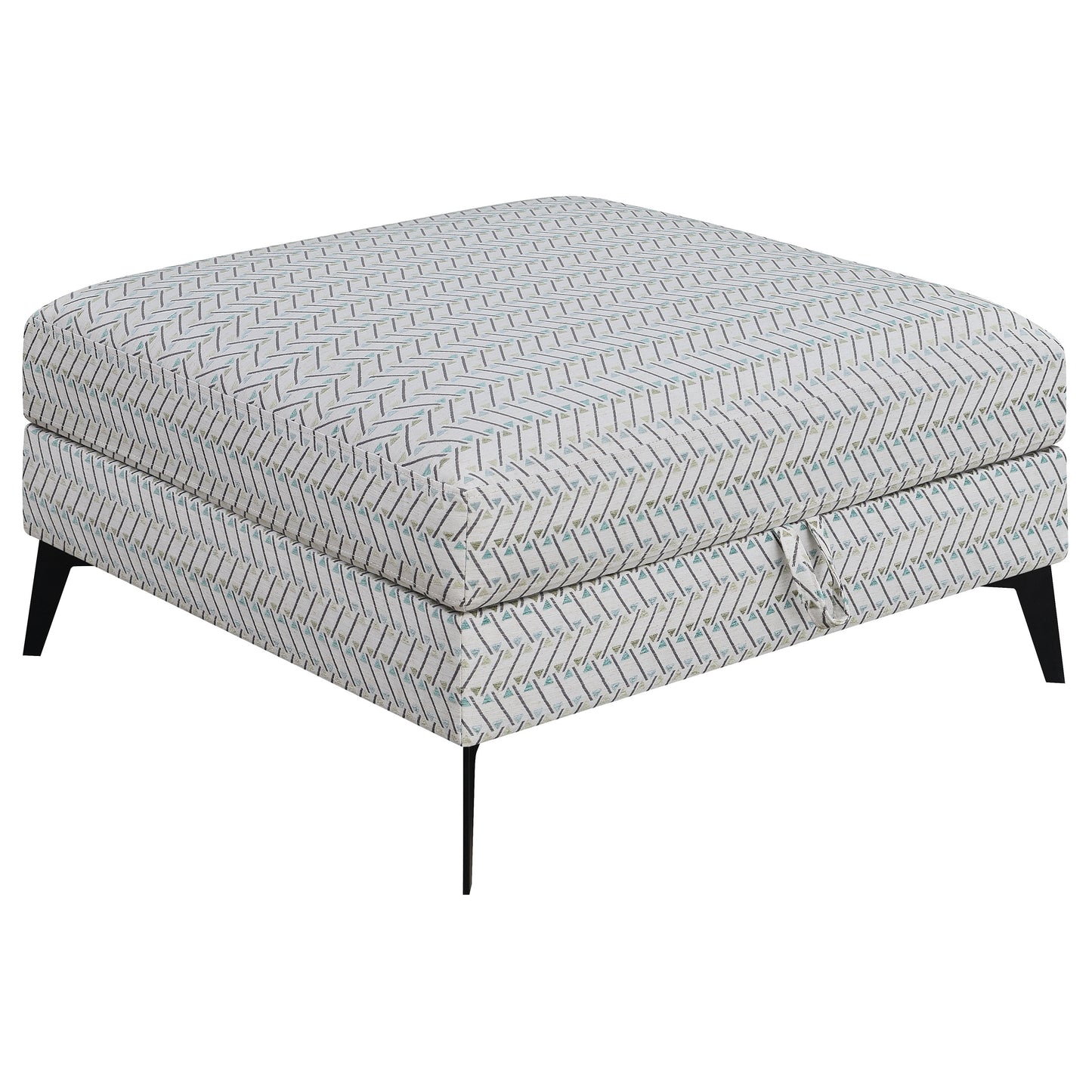 Clint Square Tufted Storage Ottoman – Color Aloe
