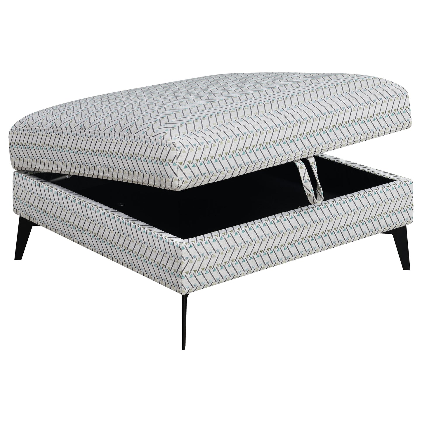 Clint Square Tufted Storage Ottoman – Color Aloe