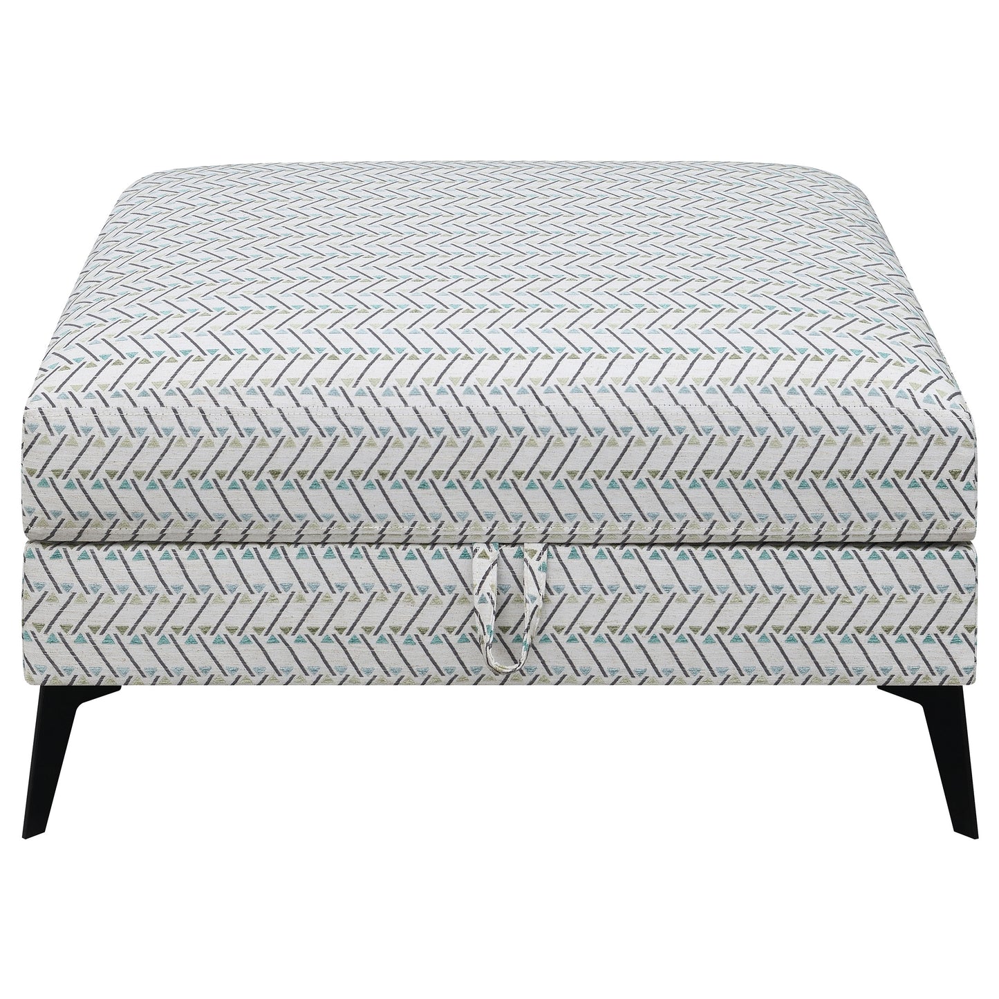 Clint Square Tufted Storage Ottoman – Color Aloe