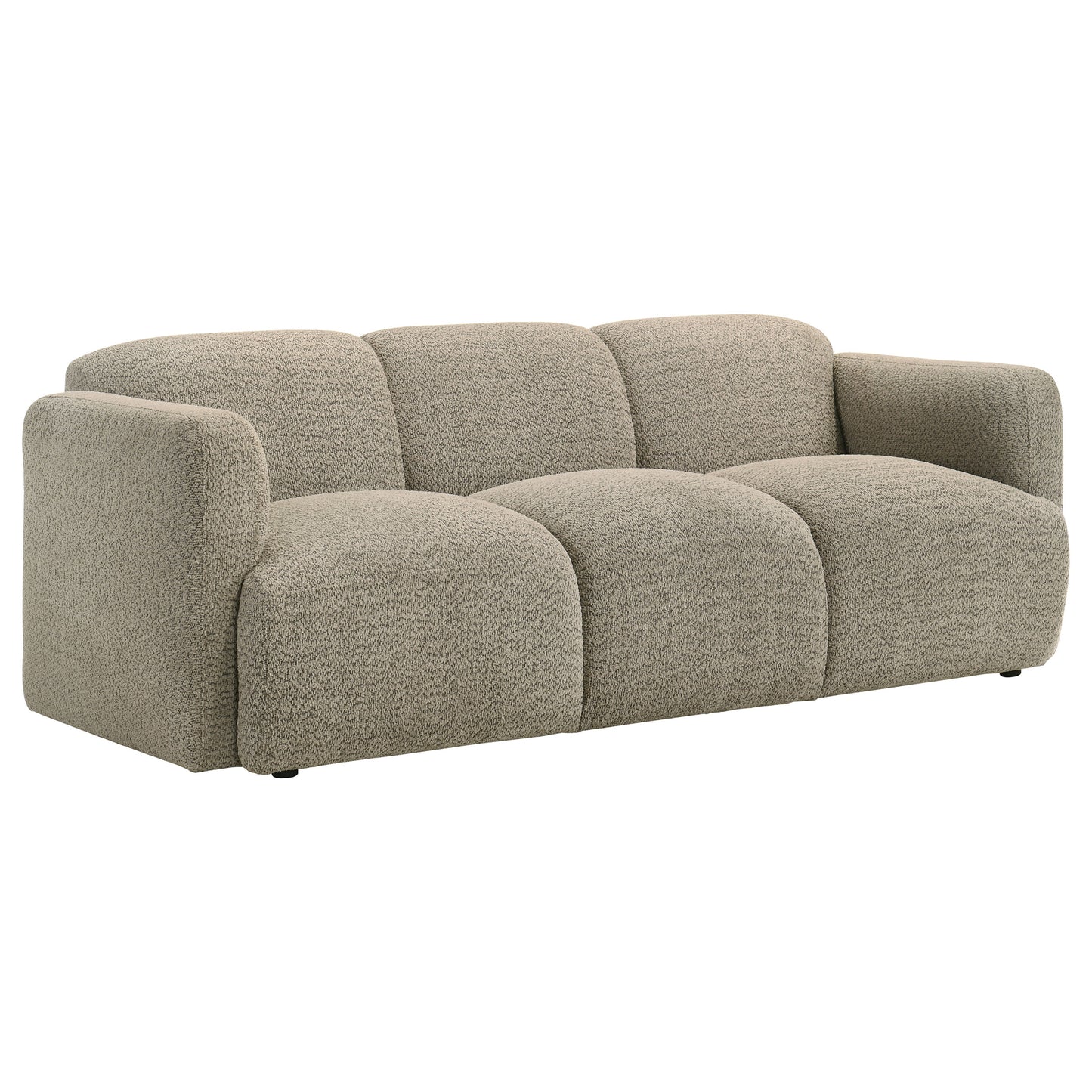 Camden Sculpted Track Arm Sofa – Chestnut Brown