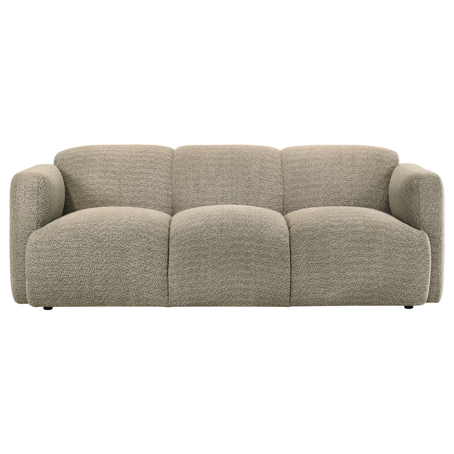 Camden Sculpted Track Arm Sofa – Chestnut Brown