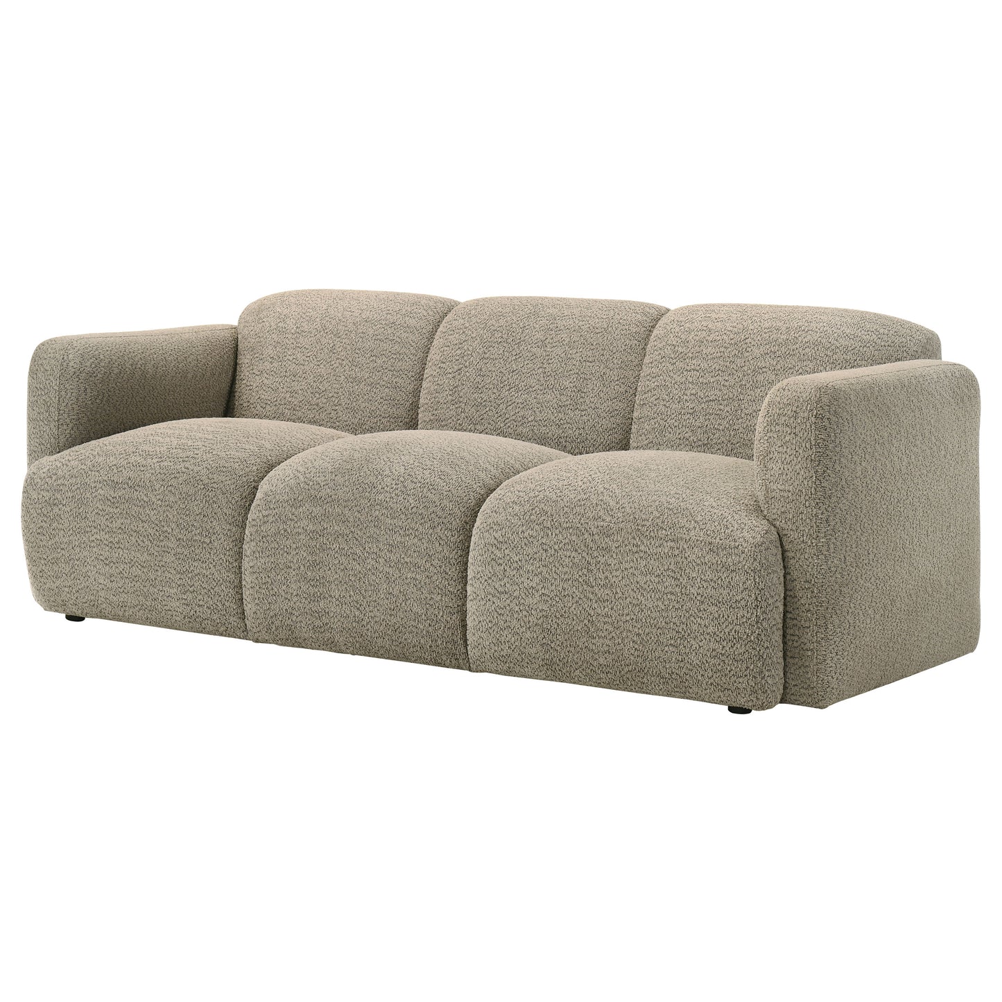 Camden Sculpted Track Arm Sofa – Chestnut Brown