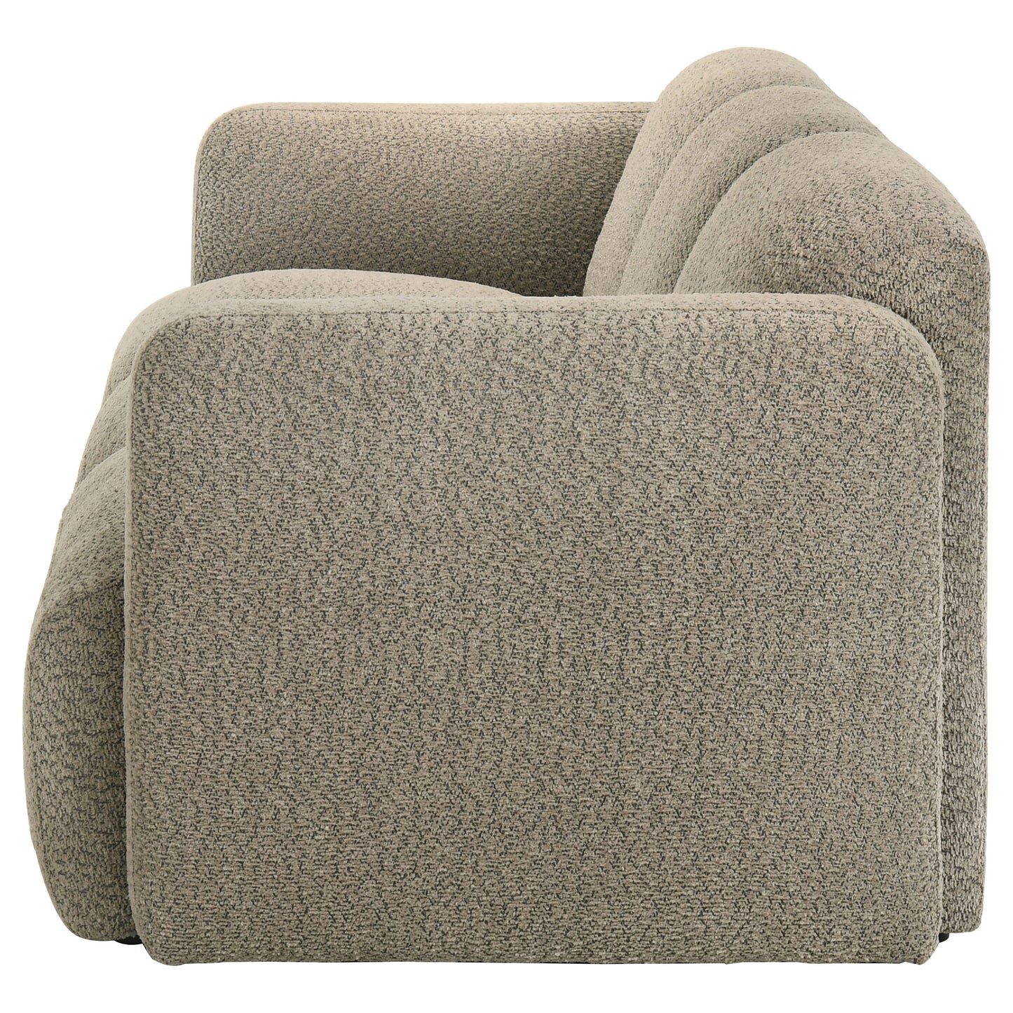 Camden Sculpted Track Arm Sofa – Chestnut Brown