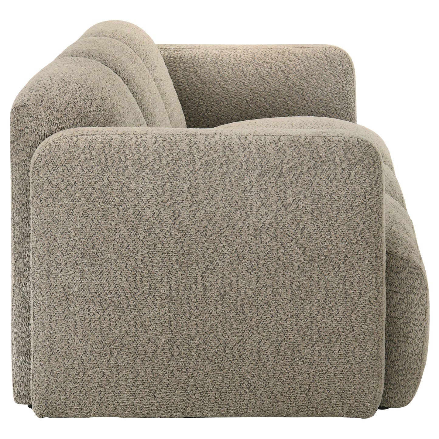 Camden Sculpted Track Arm Sofa – Chestnut Brown