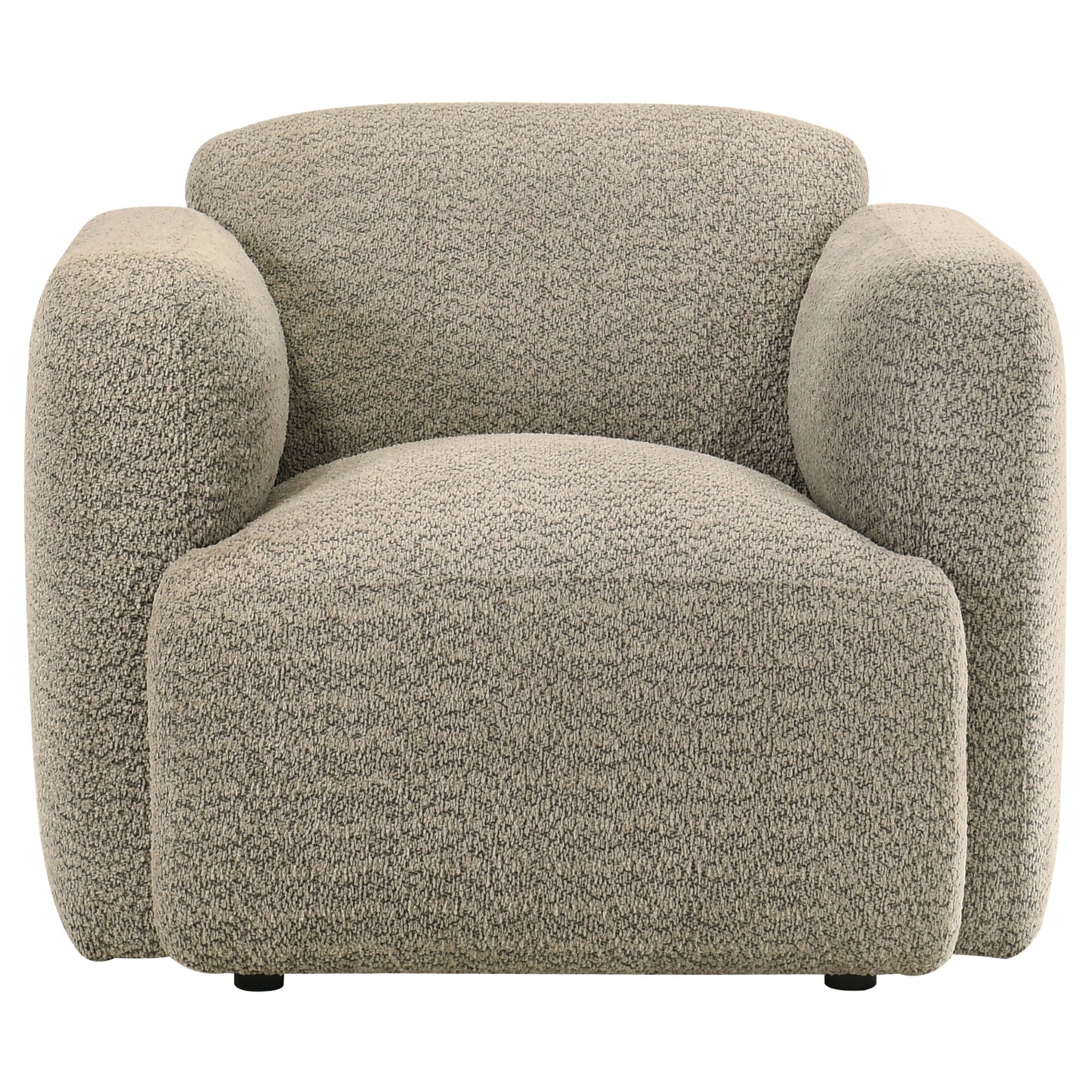 Brielle Curved Arm Accent Chair – Cocoa